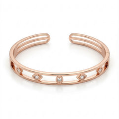 Zariya Silver Kada for women