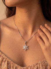 Sunshine Silver pendant set for women