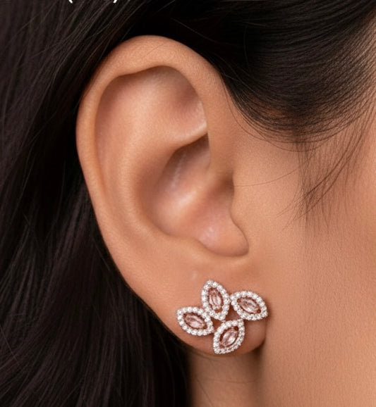 Hira Charm silver Stud