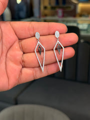 Glowfall silver earrings