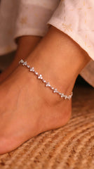 Charmarc Silver Payal for Women