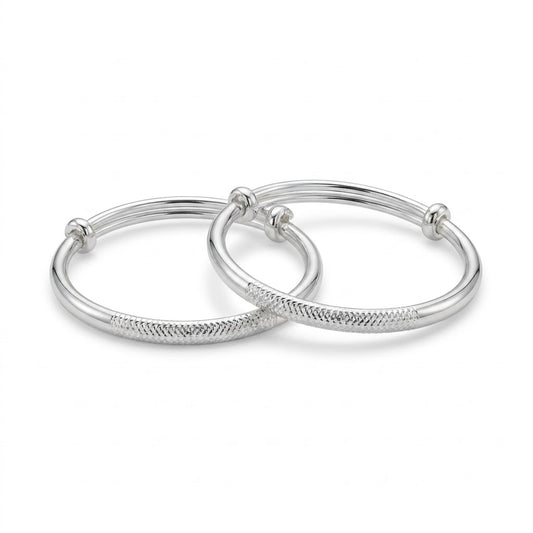 Silver spark kada for kids