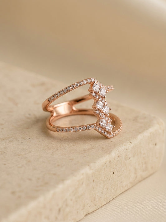 Silver grace ring for women