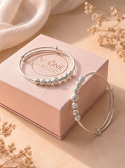 Baby classic silver balls kada