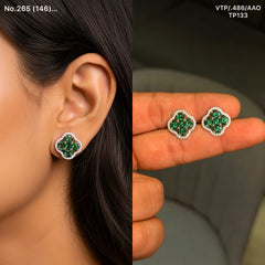 Rina Luxe silver Stud