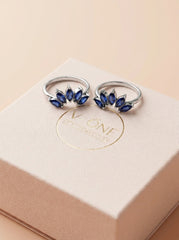 Levia silver toerings for women