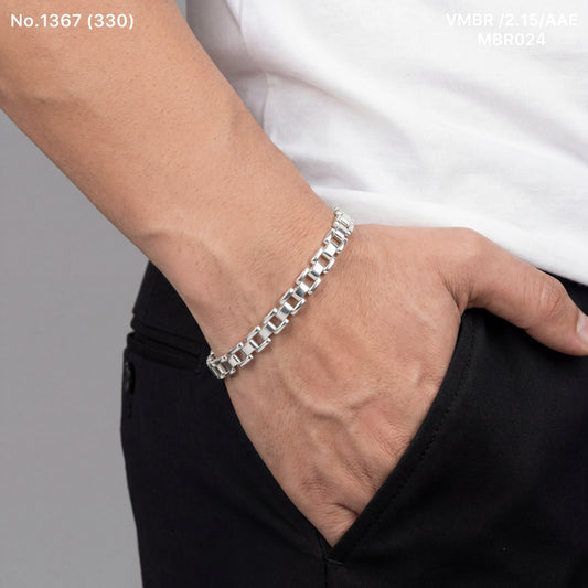 Sentinel men’s silver bracelet
