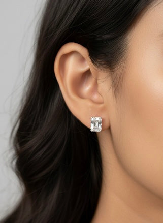 Siya Nova silver Stud