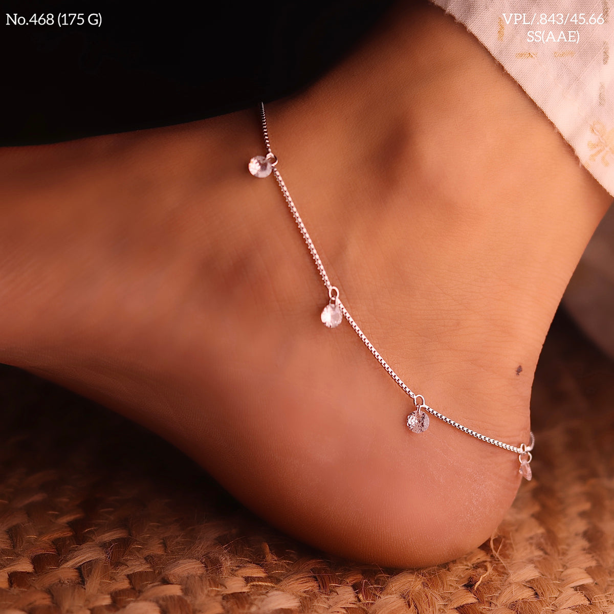 SilverCharm payal for women