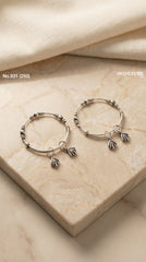 Baby swing charms silver kada