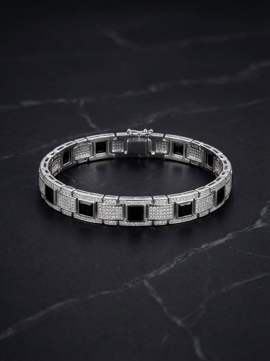 Dynasty bold silver bracelet for men