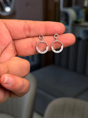Divya silver earrings