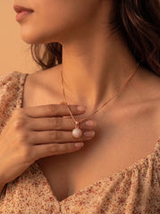 Glowvera silver pendant set for women