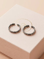 Charming curve silver toerings for women