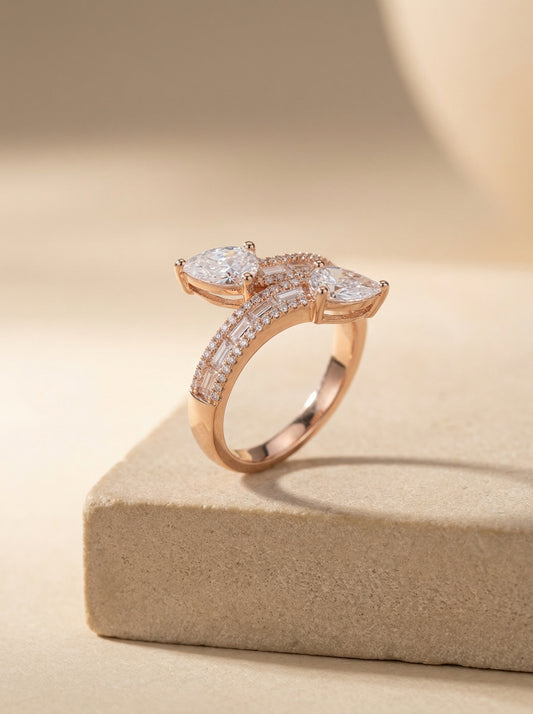 Blush Beauty silver ring for women