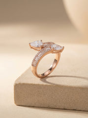 Blush Beauty silver ring for women