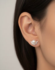 Tria silver stud