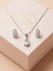 Valentina Silver Pendant set for women