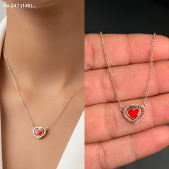 Everheart silver chain pendant