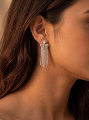 Elite shine silver pendant set for women