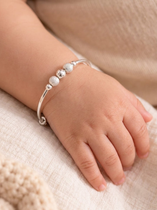 Silver bubbles kids Kada
