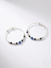 Royal evil eye baby silver kada