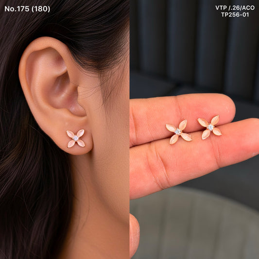 Vira gleam silver stud