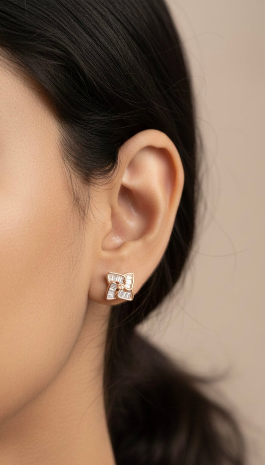 Ritu spark silver stud