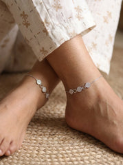 Silver Enchanted Charm Payal