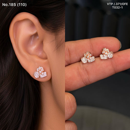 Riva dew silver stud