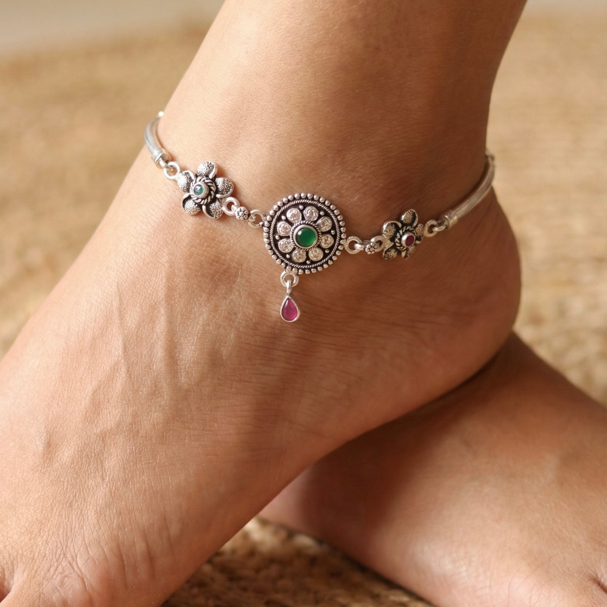 Classic Jaipur Silver Payal for Women