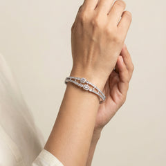 Vionaa silver kada for women