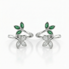 Trivira silver toerings for women