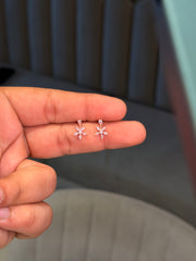 Spring bloom silver stud