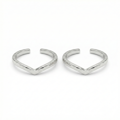 Kashvi silver toerings for women