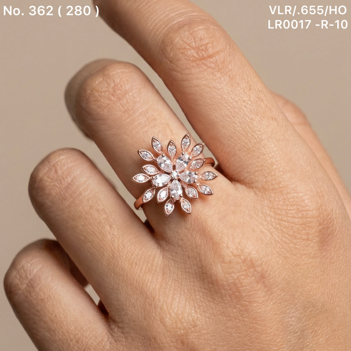 Sunshine silver ring for women