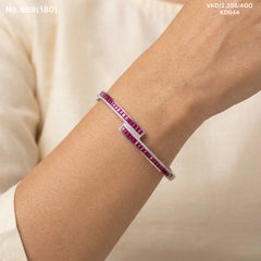 Tanisha silver kada for women