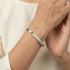 Star princess silver kada for women