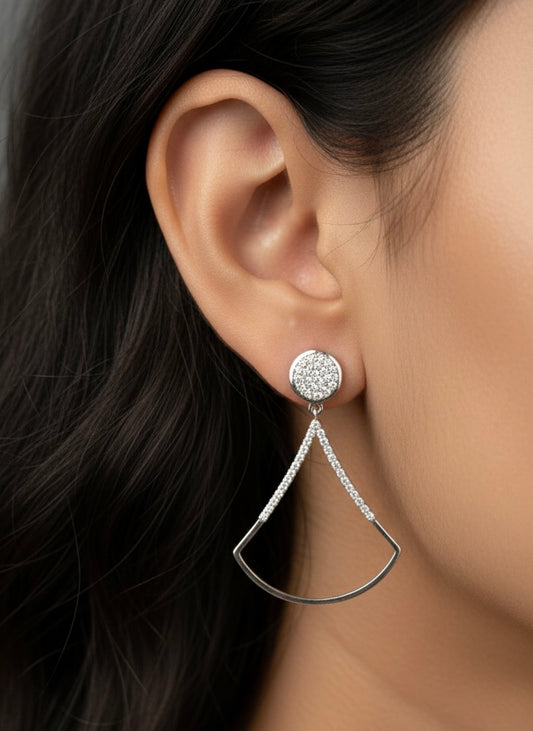 Anvika silver earrings