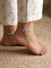 Silver Enchanted Charm Payal