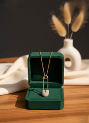 Punk Pin Charm silver chain pendant