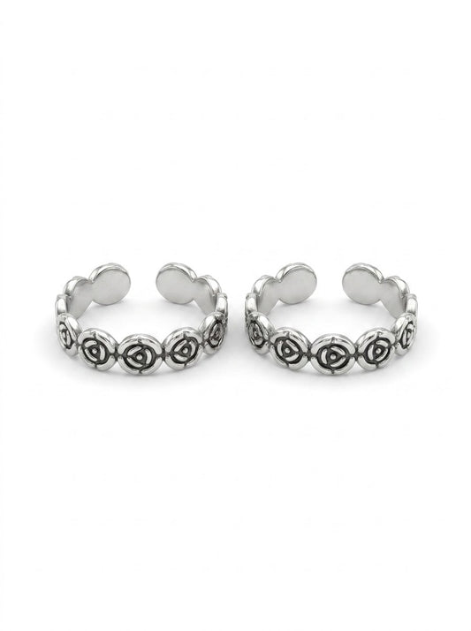 Rosella silver toerings for women