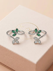 Trivira silver toerings for women
