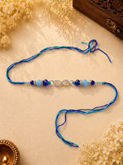 Infinity silver Rakhi