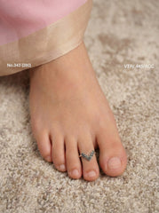 Grace knot silver toerings for women