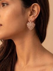 Starry elegance silver pendant set for women