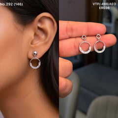 Divya silver earrings