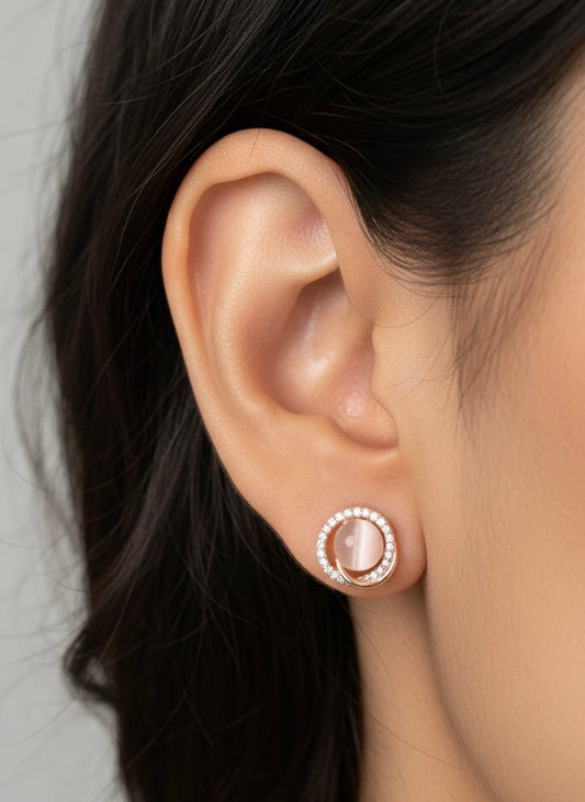 Neha dew silver stud