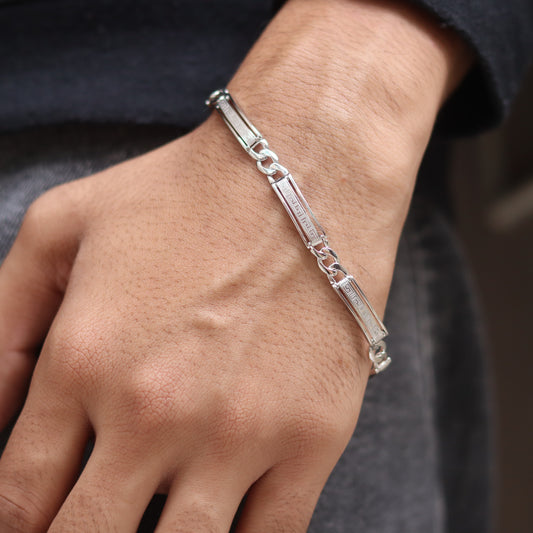 Silver Guardian Bracelet for Men