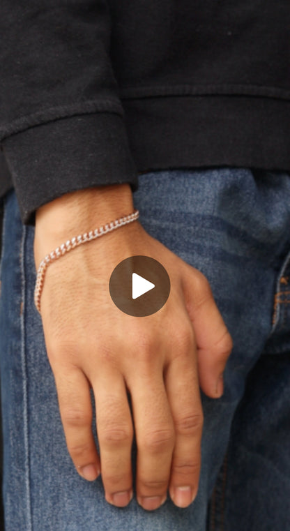 Italian Rose Gold Men’s Bracelet